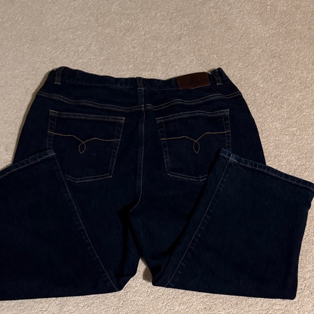 Lauren Ralph Lauren Dark Blue Ankle Jeans - Picture 9 of 13
